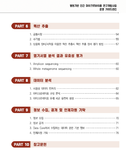 병원기반 인간 마이크로바이옴 연구개발 컨텐츠 이미지