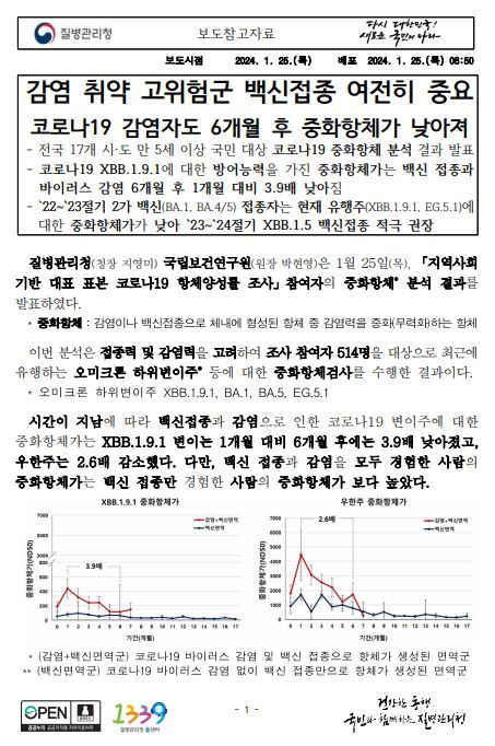 신종 감염병 백신 동향 분석 보고서 이미지